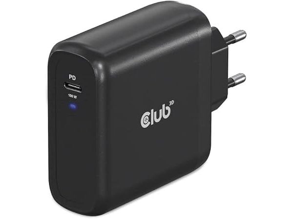 Club3D reiselader 1xUSB type C, PD 100W detaljhandel