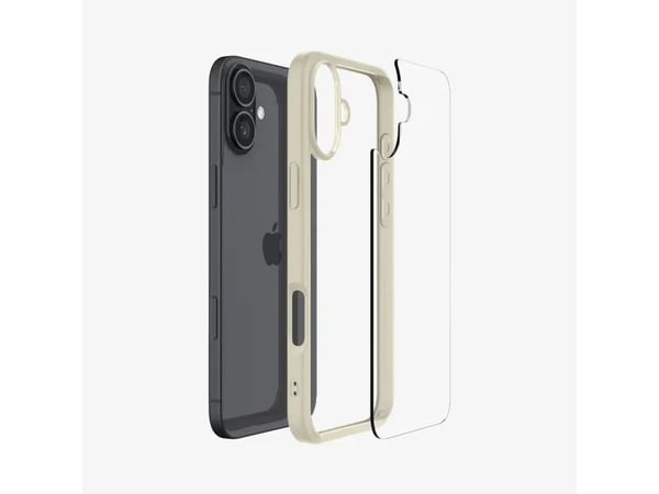 Spigen Ultra Hybrid, Suojus, Apple, iPhone 16 Plus, 17 cm (6.7"), Beige