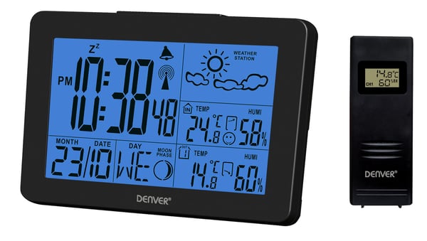 DENVER WS-530 - Værstasjon - svart