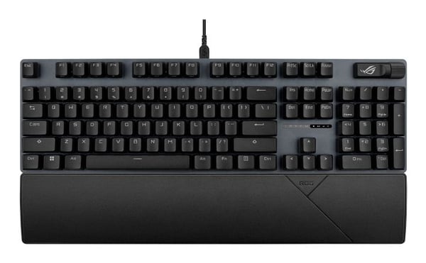 ASUS XA14 ROG STRIX SCOPE II X/NXSWV2/US/PBT, Täysikokoinen (100 %), Langallinen, USB, Mekaaninen, RGB LED, musta