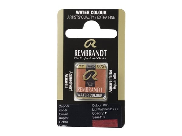 Rembrandt akvarellfärg pan koppar 805
