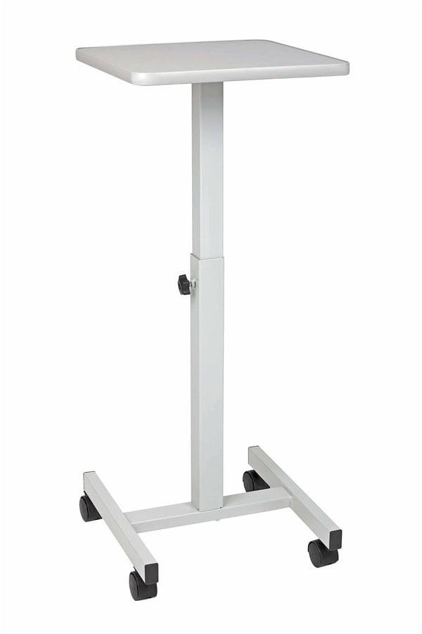 MAUL 9331082, Sido-/ändbord, Rund form, 1 ben, Grå