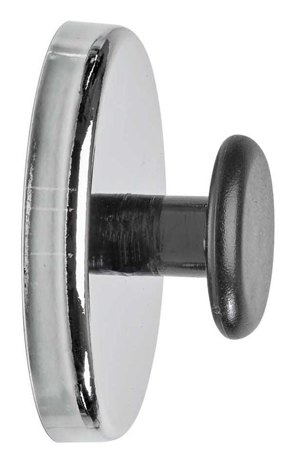 MAUL 6154996, Perinteinen nuppi, Musta, Metallinen, Terästä, 51 mm, 51 mm, 24,5 mm
