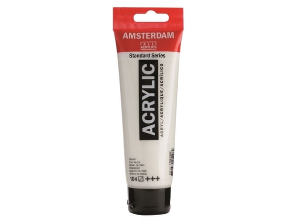 Amsterdam Standard Series akrylrør 1 x Zinc White 104