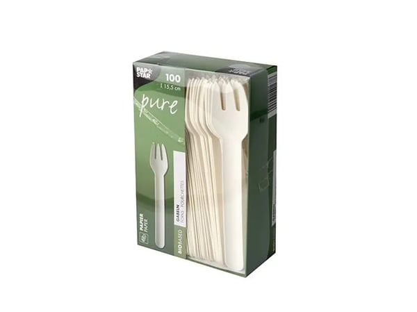 Papstar 88065, Paperi, Valkoinen, FSC, 15,5 cm, 100 kpl