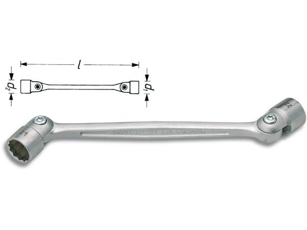 HAZET 645-16X17, 1 stykker