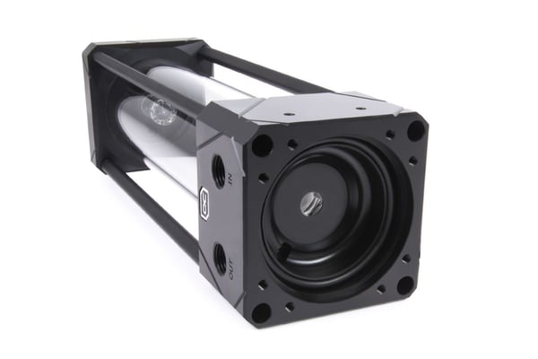 Alphacool Eisbecher Aurora D5 acetal/glass - 250 mm (15379)