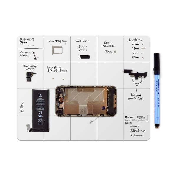 iFixit Project Mat Pro - Magnetisk dyna - 203 x 254 mm