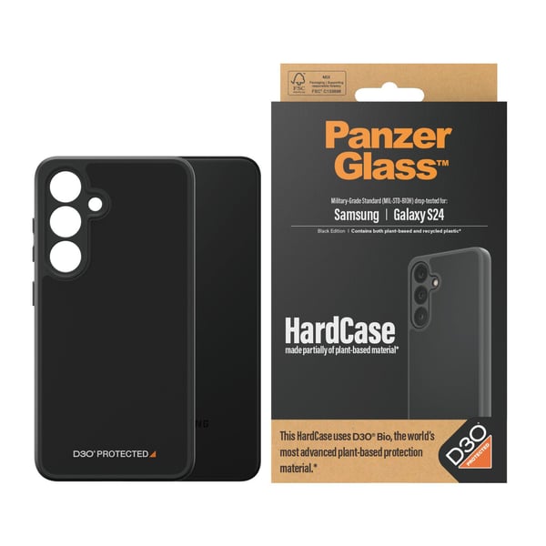 PanzerGlass™ | Hardcase - Bakre omslag - Svart | Galaxy S24 PanzerGlass™ | Hardcase - Bakre omslag - Svart | Galaxy S24