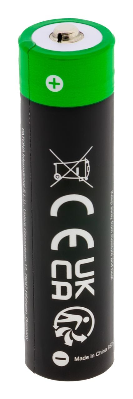 PATONA 6525, Laddningsbart batteri, Litium-Ion (Li-Ion), 3,7 V, 1 styck, 3300 mAh, Svart, Grön