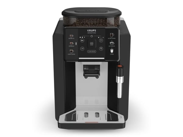 Krups Sensation C10 EA910A, Espressomaskin, 1,7 l, Kaffebönor, Inbyggd kvarn, 1450 W, Svart, Krom