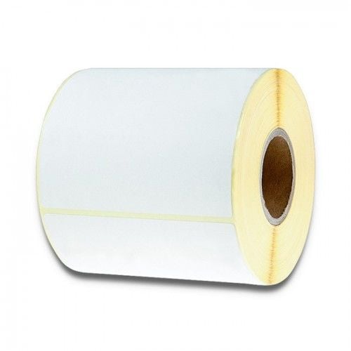 Qoltec - Vit - 100 x 150 mm 350 etikett (er) (1 rulle/rullar x 350 etiketter