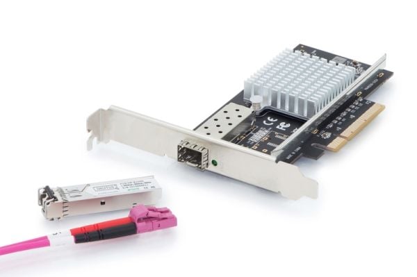 DIGITUS DN-10161 - Nettverksadapter - PCIe 3.0 x8 lav profil - 10 Gigabit SFP+ x 1