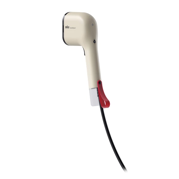 Braun GS 3012, Kannettava vaatehöyrystin, 0,07 L, 0,5 min, Beige, Painikkeet, Käsikytkin
