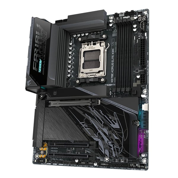 AORUS - Moderkort - Socket AM5 - USB 3.2 Gen 1 - inbyggda grafiken (CPU krävs) - HD-ljud (8 kanaler)