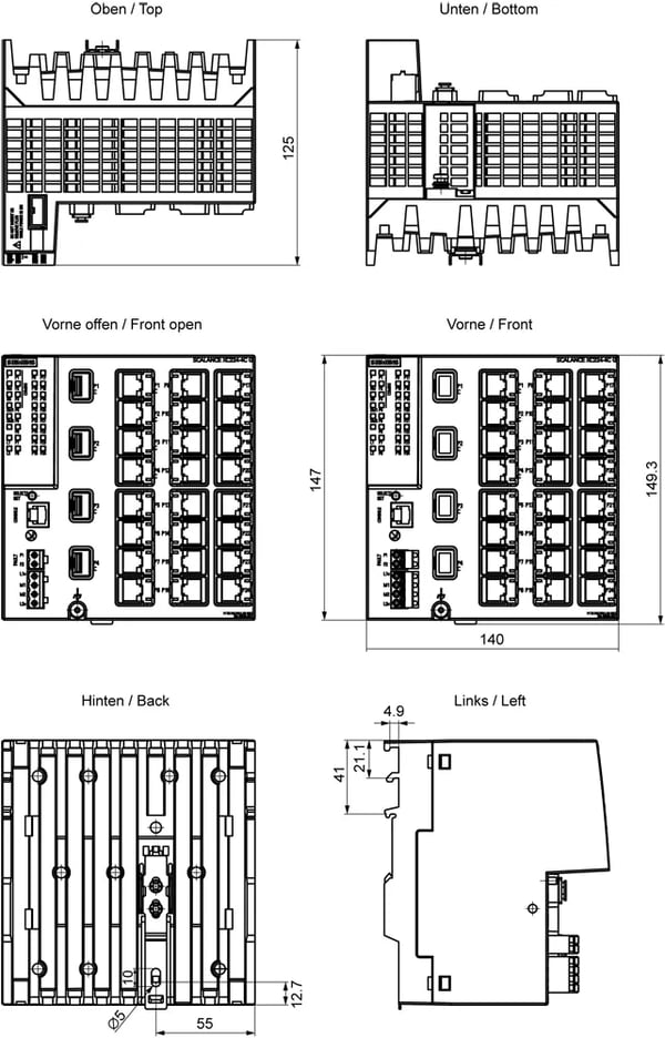 Siemens 6GK5224-4GS00-2AC2, Administrerad