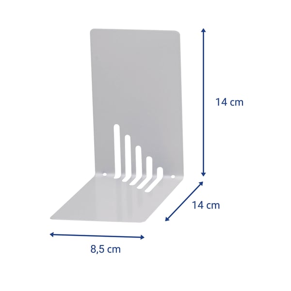 MAUL 3501082, Vit, Stål, 0,8 mm, Glansigt, Tyskland, 85 x 140 x 140 mm