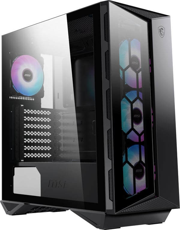 MSI MPG GUNGNIR 110R - Tower - ATX - sidepanel med vindu (herdet glass) - ingen strømforsyning (ATX) - USB/lyd