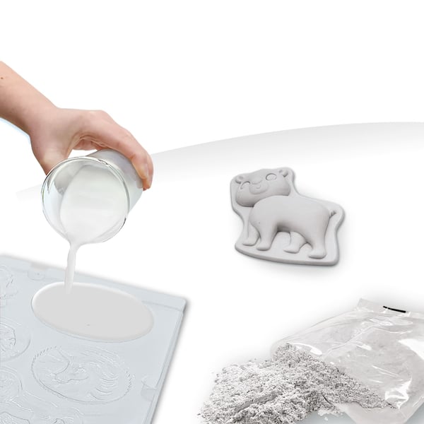 SES Creative 01134, Gipsgjutnings-/målarkit för barn, 5 År, Multifärg