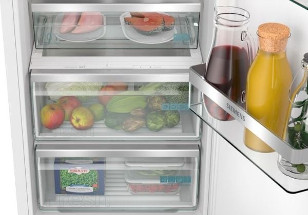 Siemens iQ500 KI81REDD0 integrert kjøleskap 310 l, energiklasse D, hvit