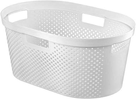 Curver Infinity tvättkorg 40L vit (46850)