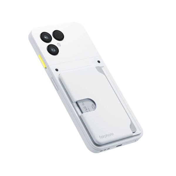 Fairphone - Bakstycke för mobiltelefon - molnvit - för Fairphone (Gen. 6)