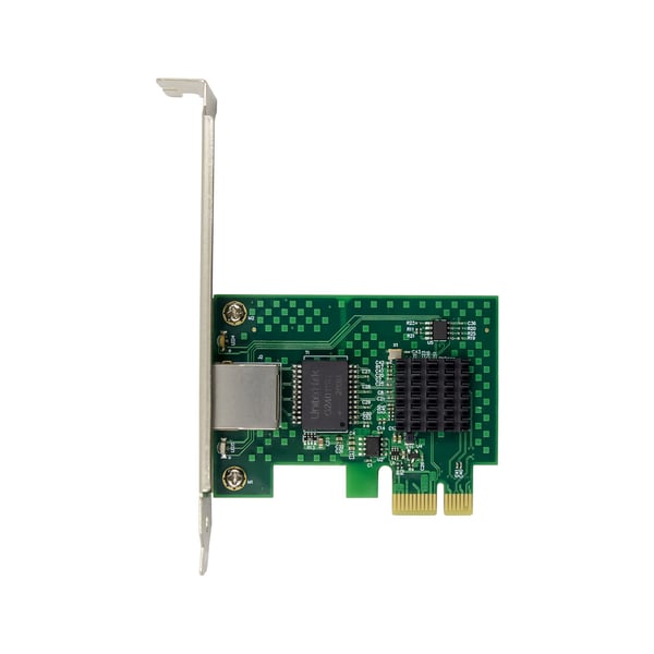LevelOne GNC-0113, Intern, Koblet med ledninger (ikke trådløs), PCI Express, Ethernet, 5000 Mbit/s, Grønn