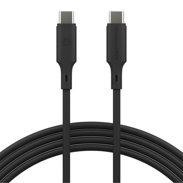 dbramante1928 IT - USB-kabel - 24 pin USB-C til 24 pin USB-C - 2 m - opp til 100W ladekraft - svart