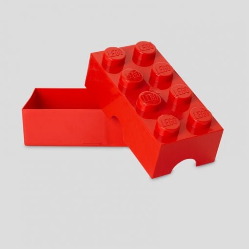 LEGO Lunch Box - Matförvaringsbehållare - kub - ljust röd