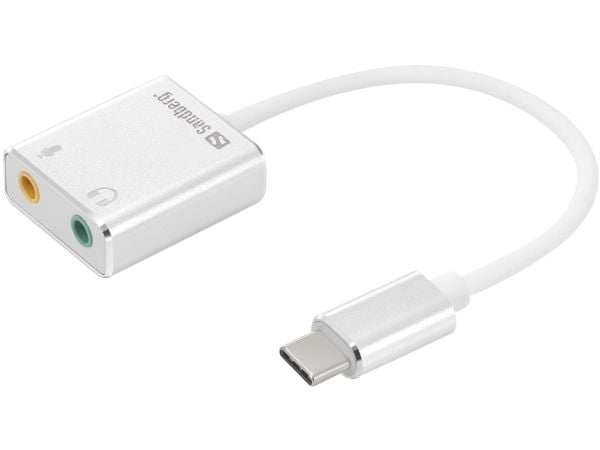 Sandberg USB-C to Sound Link - Lydkort - stereo - USB-C