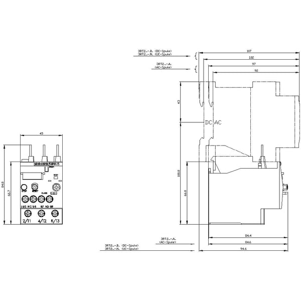 Siemens 3RU2126-4BB0, 49 mm, 102 mm, 102 mm, 186 g