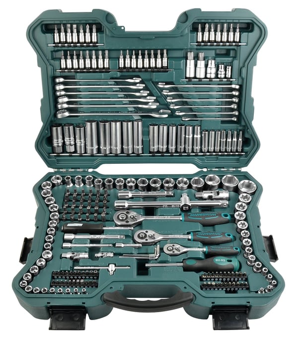 Brüder Mannesmann QUANTOOL Kuppiavainsarja 1/4 (6,3 mm) 85 kpl Q25002