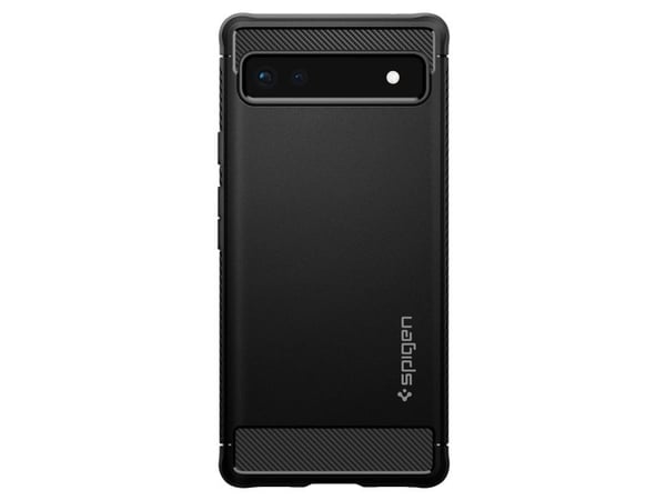 Spigen Rugged Armor, Suojus, Google, Pixel 6a, 15,6 cm (6.13"), Musta