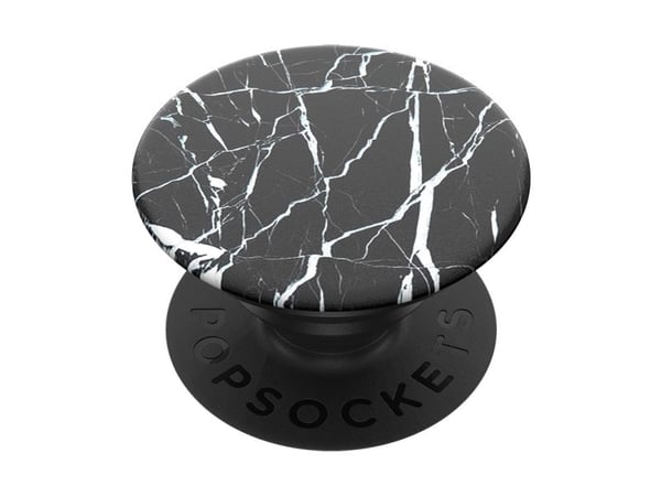 PopSockets 800473, Grepp, Svart, Vit, Varje varumärke, Stenmönster, 75 mm, 148 mm