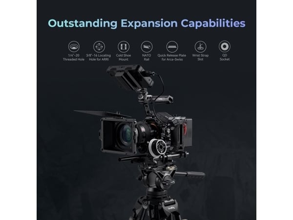 SmallRig 3710 "Rhinoceros" Advanced Cage Kit Sony Alpha 7R V:lle / Alpha 7 IV:lle / Alpha 7S III:lle