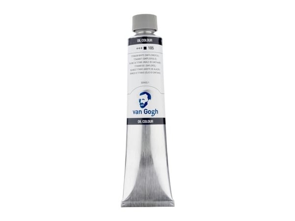 Van Gogh oljemaling tub Titanium White (Safflower Oil) 105