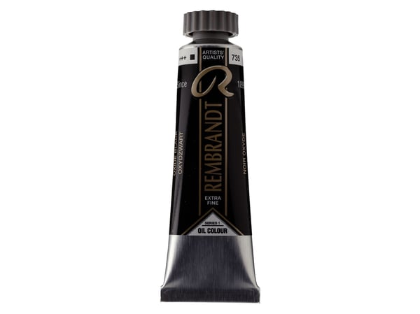 Rembrandt oljemaling tub Oxide Black 735