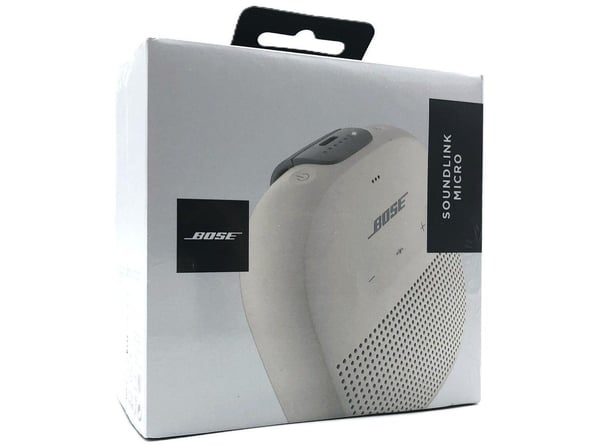 Bose SoundLink Micro - Høyttaler - for bærbar bruk - trådløs - Bluetooth - Appstyrt - røykhvit