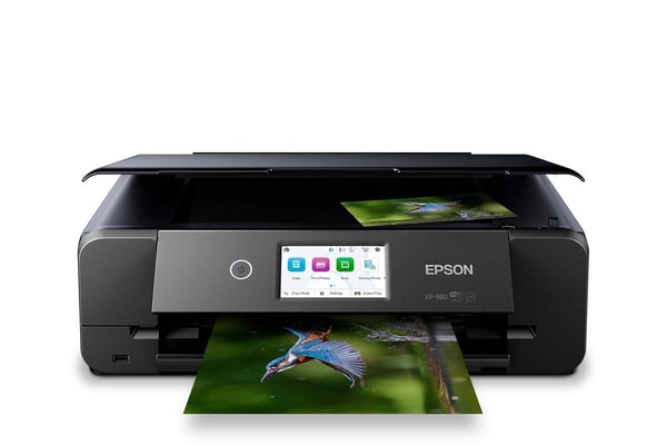 Epson Expression Photo XP-980 - Multifunksjonsskriver - farge - ink-jet - A4 (210 x 297 mm) (original) - A3 (medie) - opp til 8.5 spm (trykking) - ...