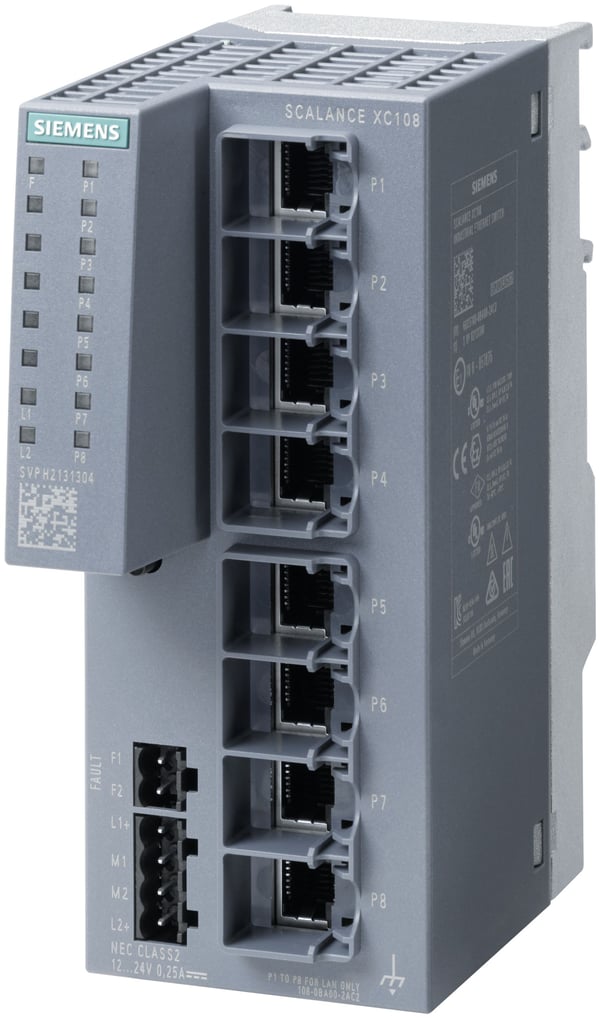 Siemens 6GK5108-0BA00-2AC2, Ohanterad