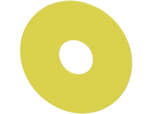 Siemens 3SU1900-0BB31-0AA0 3SU19000BB310AA0 Rund skive (Ø) 75 mm Uten gul, svart 10 stk., 7 g, 102 mm, 83 mm, 12 mm