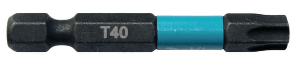 Makita Impact Black - Impact screwdriver bit - 2 delar - torx - T40 - hexagonalt - längd: 50 mm