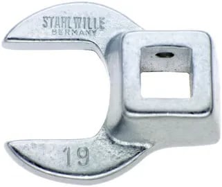 STAHLWILLE 02200019, Stikkontakt, Kromfarget, DIN EN 3709, 64 g