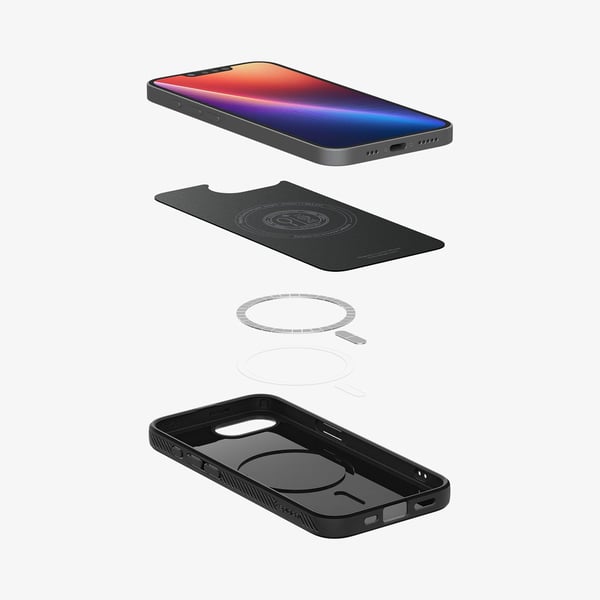 Spigen Liquid Air (MagFit), Mobilskal, Apple, iPhone 16e, 15,5 cm (6.1"), Svart