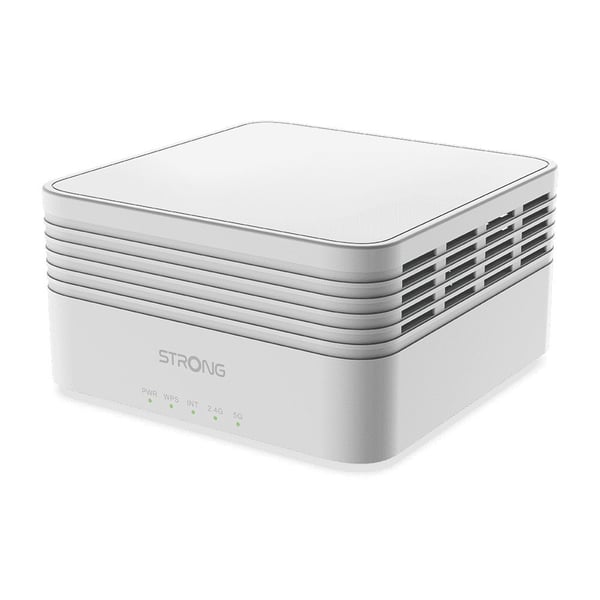 Strong ATRIA Wi-Fi Mesh AX3000 Add-on - Wi-Fi-system - (utvider) - inntil 175 kvm 1GbE - Wi-Fi 6 - Dobbeltbånd