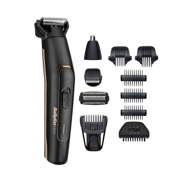 BaByliss MT860E partatrimmeri 11-in-1 Carbon Titanium, musta/kulta