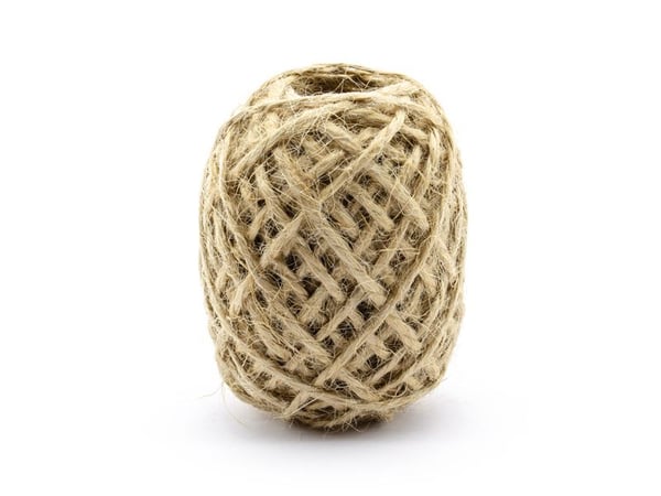 PartyDeco SZJ1, Luonnollinen, Juuttinaru, 10 m, 450 mm, 45 mm, 60 mm