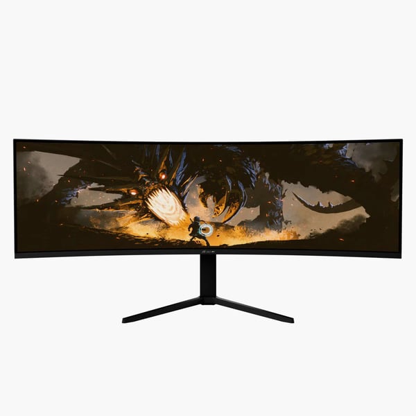 Arozzi Nova 49“ Curved VA 165Hz - Ultrawide Gaming Monitor - Black