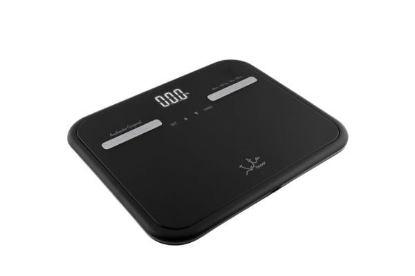 JATA 538, Elektronisk personvekt, 150 kg, 100 g, Sort, kg, lb, Rektangel