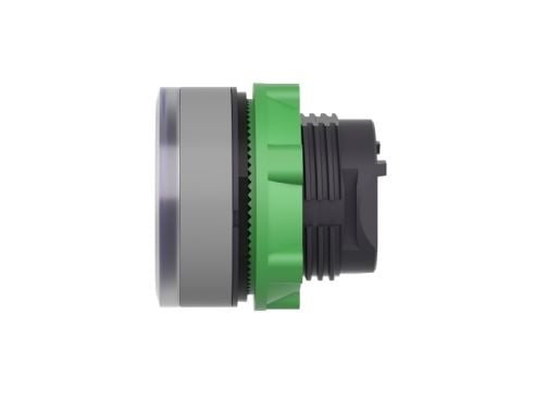 Schneider Electric ZB5, painike, harmaa, universaali LED, IP66, IK05, luokka II
